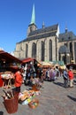 The Easter market in the Pilsen city.