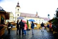 Easter Market in Sibiu Royalty Free Stock Photo