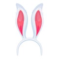 Easter mask with rabbit ears, cute animal costume