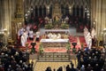 Easter Mass at the Cathedral of the Assumption of Virgin Mary in Zagreb