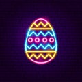 Easter Ornament Egg Neon Sign