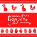 Easter ornamental greeting card