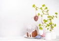 Easter orthodox catholic Christian holiday background Royalty Free Stock Photo