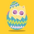 easter owls owl in egg 02