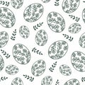 Easter Pattern Royalty Free Stock Photo
