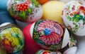 Easter pisanki eggs