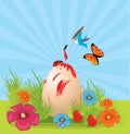 Easter postcard Royalty Free Stock Photo