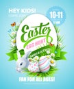 Easter poster. Vector illustration