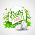 Easter poster. Vector illustration