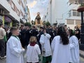 Easter Procession in Benalmadena, Malaga, Spain Royalty Free Stock Photo