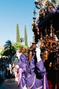 Easter procession in the holy week of Cordoba Royalty Free Stock Photo