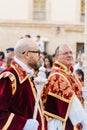 Easter procession in the holy week of Cordoba Royalty Free Stock Photo