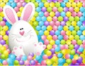 Easter rabbit in candies