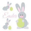 Easter Rabbits Set