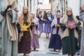 Easter Religious Procession in Barile, Basilicata Italy