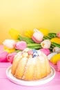 Easter round bundt cake