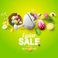 Easter sale flyer Royalty Free Stock Photo