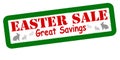 Easter sale Royalty Free Stock Photo