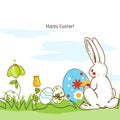 Easter scene Royalty Free Stock Photo