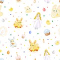 Easter Seamless Pattern Royalty Free Stock Photo