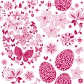 Easter seamless pattern Royalty Free Stock Photo