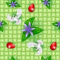Easter seamless pattern Royalty Free Stock Photo