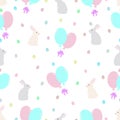 Easter seamless vector pattern Royalty Free Stock Photo