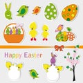 Easter sets Royalty Free Stock Photo