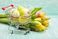 Easter shopping. Royalty Free Stock Photo