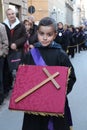 Easter in Sicily, Holy Friday - Child in Procession - Italy