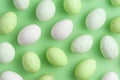 beautiful colorful Easter eggs pattern. ai generated Royalty Free Stock Photo