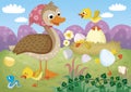 Fairy tale ugly duckling Royalty Free Stock Photo