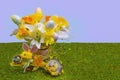 Easter Still life with copy space Royalty Free Stock Photo