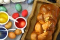Easter sweet brioche Royalty Free Stock Photo