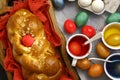 Easter sweet brioche Royalty Free Stock Photo