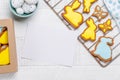 Easter sweetness: Adorable gingerbread cookies in festive shapes