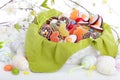 Easter sweets in a basket