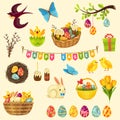 Easter Symbols Set Royalty Free Stock Photo