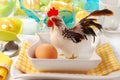 Easter table decoration Royalty Free Stock Photo