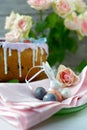 Easter table decoration. Royalty Free Stock Photo
