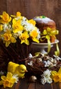 Easter table decoration Royalty Free Stock Photo