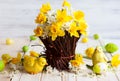 Easter table decoration Royalty Free Stock Photo