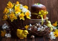 Easter table decoration Royalty Free Stock Photo