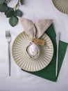 Easter table decoration. Easter painted egg. Bunny. Cute and funny. Easter table setting. Scandinavian style.