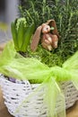 Easter table decoration Royalty Free Stock Photo