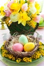 Easter table setting Royalty Free Stock Photo