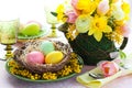 Easter table setting Royalty Free Stock Photo