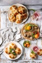 Easter table setting Royalty Free Stock Photo