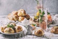 Easter table setting Royalty Free Stock Photo