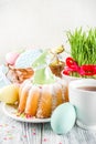 Easter table setting concept Royalty Free Stock Photo